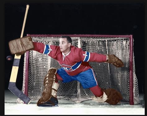 Jacques Plante Montreal Canadians Ice Hockey Montreal