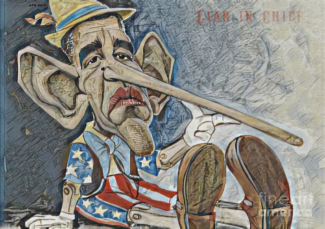 Liar In Chief Political Satire Poster Digital Art By Antonios