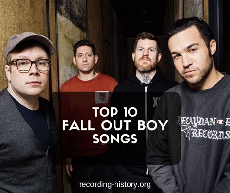 10+ Best Fall Out Boy Love Songs & Lyrics - All Time Greatest Hits