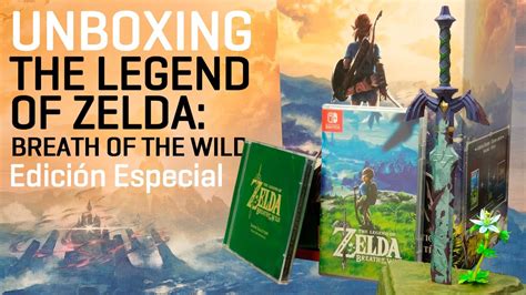 The Legend Of Zelda Breath Of The Wild Unboxing De La Edición