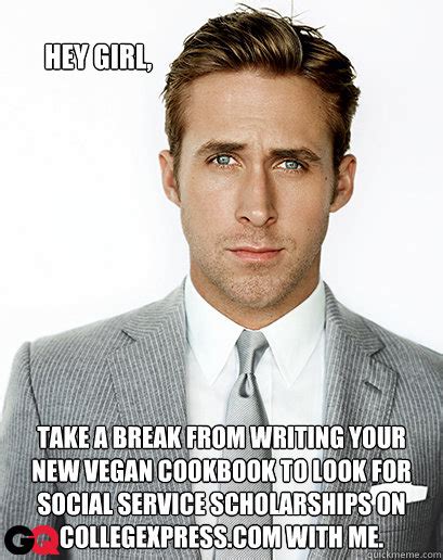 Hey Girl Take A Break From Writing Your New Vegan Cookbook To Look For Social Service
