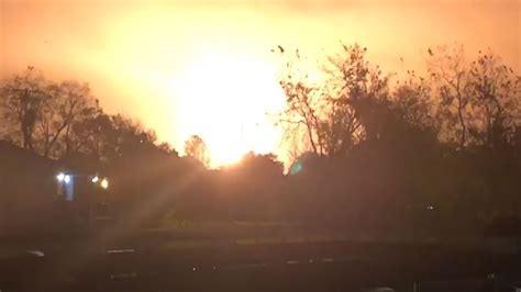 Texas Chemical Plant Explosion Erupts In Flames Rattles Homes For