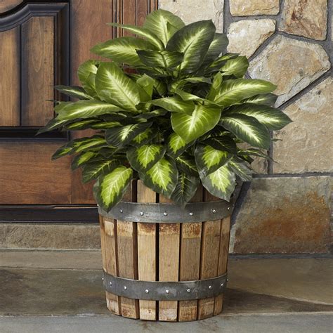 Reclaimed Wine Barrel Stave Planter The Green Head