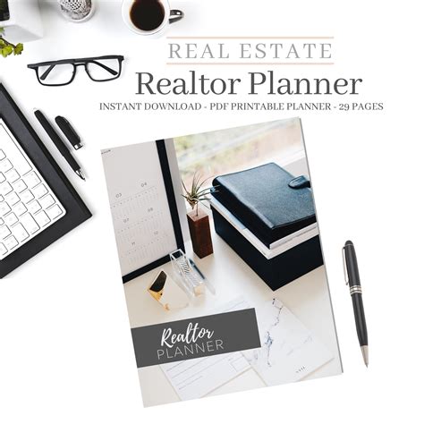 Realtor Planner Real Estate Planner Printable Planner Daily Etsy Canada