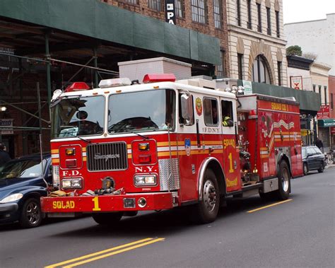 Fdny Squad 1 Fire Truck Park Slope Brooklyn New York Ci Flickr