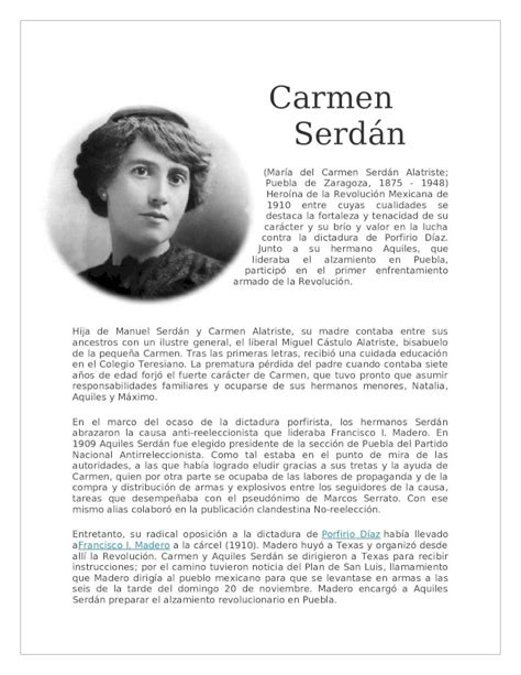 Doc Carmen Serdán Dokumentips