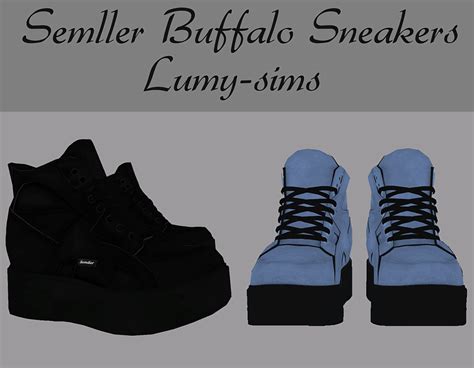 Sims 4 Ccs The Best Semller Buffalo Sneakers By Lumy Sims