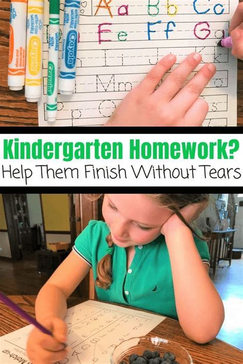 How To Help Kindergartners Do Homework With These 10 Tips Without Tears