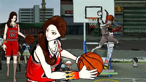 Freestyle Street Basketball Gameplay Fine Sexy Girl Dunks On Qjb