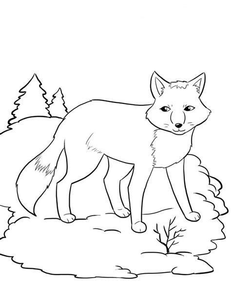 Duringwwinter, they sleep deep within snow banks. Free Printable Fox Coloring Pages For Kids | Fox coloring ...