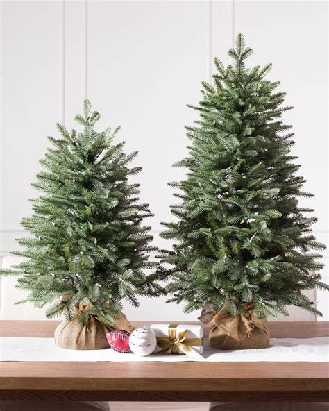 Balsam Fir Tabletop Tree Balsam Hill In 2020 Green Christmas Tree