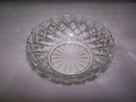 9 Clear Depression Glass With A Diamond Pattern Agh Ipb Ac Id