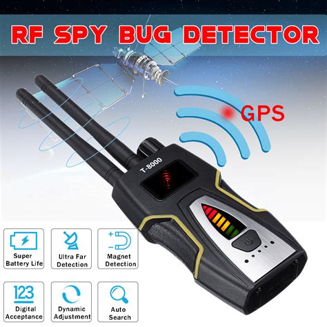T8000 Pro Rf Bug Camera Signal Detector Frequency Scanner Gps Wireless