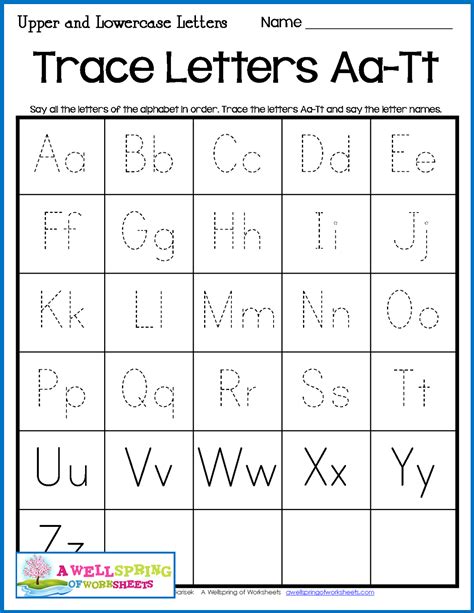 Let's learn how to write the letter n! Free Printable Alphabet Letters Upper And Lower Case ...