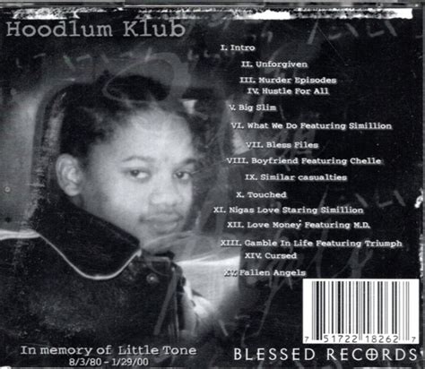 Fallen Angels By Hoodlum Klub Cd 2000 Blessed Records In Cincinnati