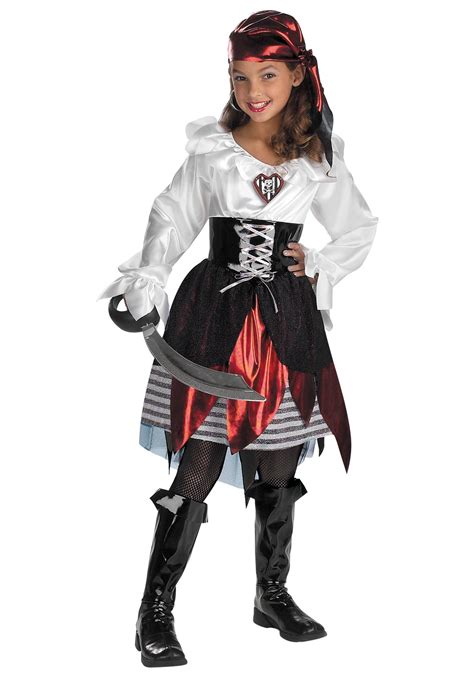 Girls Pirate Costume Kids Dancing Costumes