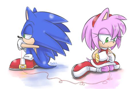 sonic and amy sonic and amy fan art 28834482 fanpop