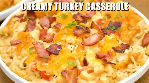 Creamy Turkey Casserole Sweet And Savory Meals Youtube