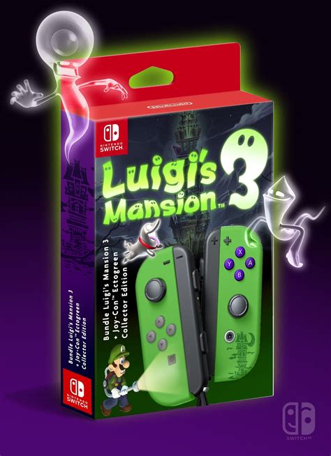 Luigi S Mansion Joy Con Collector Edition Juegos De Consolas Nintendo Consola De Juegos