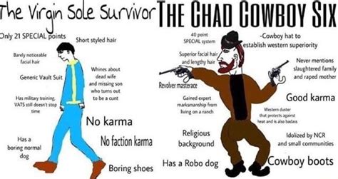 The Chad Cowboy Courier Six Rfalloutmemes