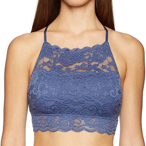 Kernelly Women S Lace Cami Stretch Lace Half Cami Breathable Lace Bralette Solid Color Yoga