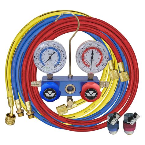 Mastercool 87772 G Aluminum 2 Way Manifold Gauge Set