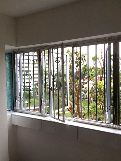 Stainless Steel Grill Top 1 Singapore Safety Window
