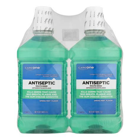 Save On Careone Antiseptic Mouth Rinse Spring Mint 2 Ct Order Online