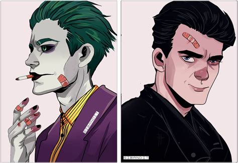 Joker And Bruce Wayne By Sibandit Joker Comic Batman Vs Joker Joker