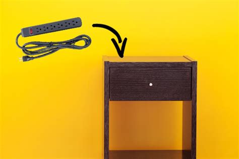 One Smart Idea: Put a Power Strip Inside Your Bedside ...