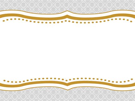Decorative Frame Powerpoint Templates Border And Frames Yellow Free