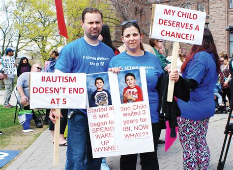 Parents Rally Against Changes To Ontario Autism Services Ontario
