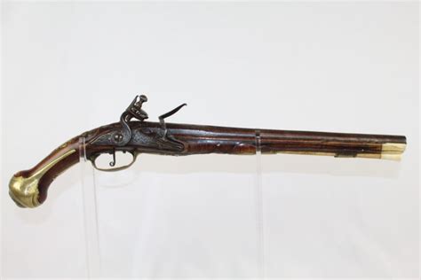 European French Dutch Flintlock Pistol Antique Firearms 002 Ancestry Guns