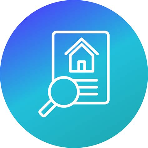 Property Search Vector Icon 350288 Vector Art At Vecteezy