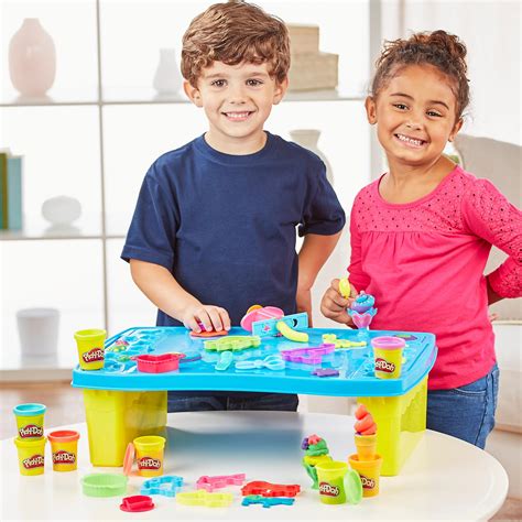 Play Doh Play N Store Table Kids Modeling Play Set Kit Ebay