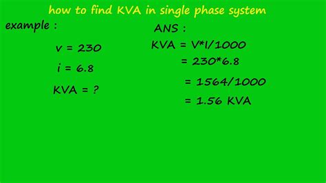 different between single phase kva and 3 phase kva youtube