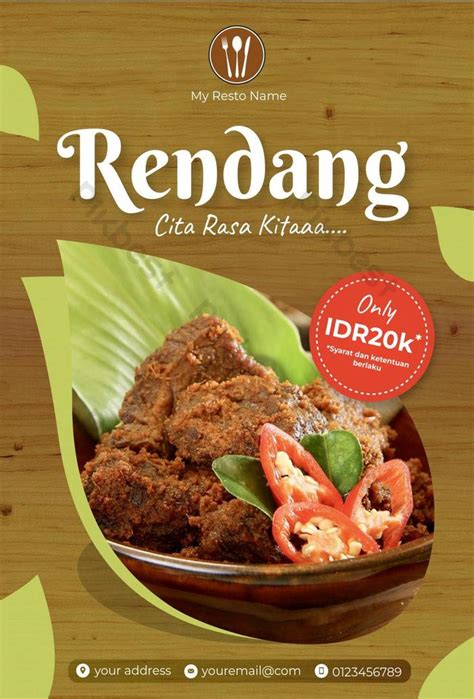 Poster Makanana Daerah Indonesia Terbaik Dari Poster Makanan My Xxx