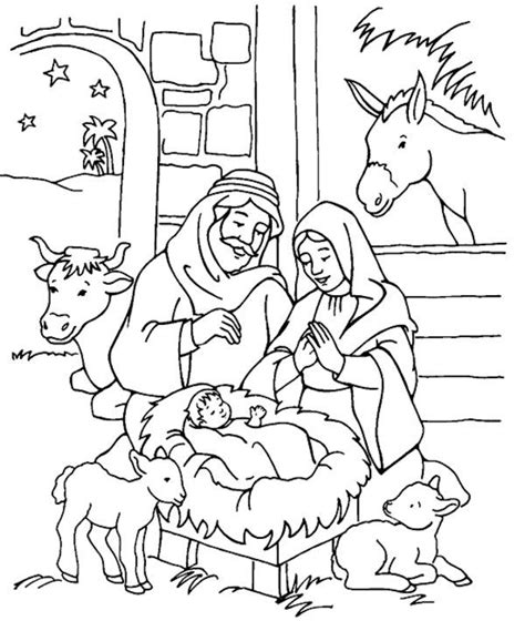 Birth Of Jesus Drawing At Explore Collection Of