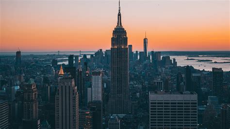 2560x1440 New York City Empire State Building Skyscrapers 1440P