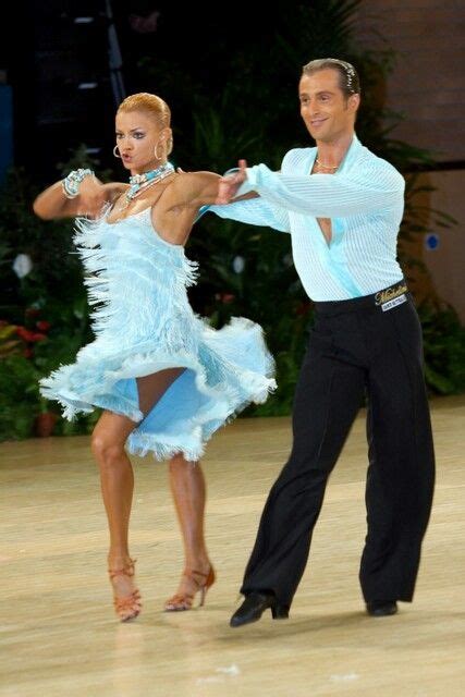 Yulia And Ricardo Latin Ballroom Dresses Ballroom Dancer Costume Tribal Baile Popular Salsa