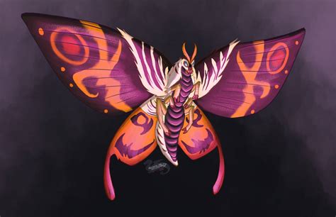 Kaijune 2018 Day 15 Mothra By Devinquigleyart On Deviantart