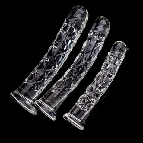 Glass Dildo Butt Plug 3 Size Dildo For Women Men Glass Anal Etsy