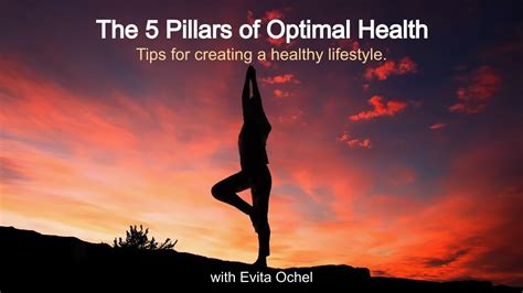 The 5 Pillars Of Optimal Health Tips For Creating A Healthy Lifestyle