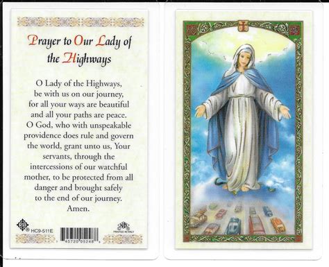 Our Lady Of Perpetual Help Laminated Prayer Card Reverasite