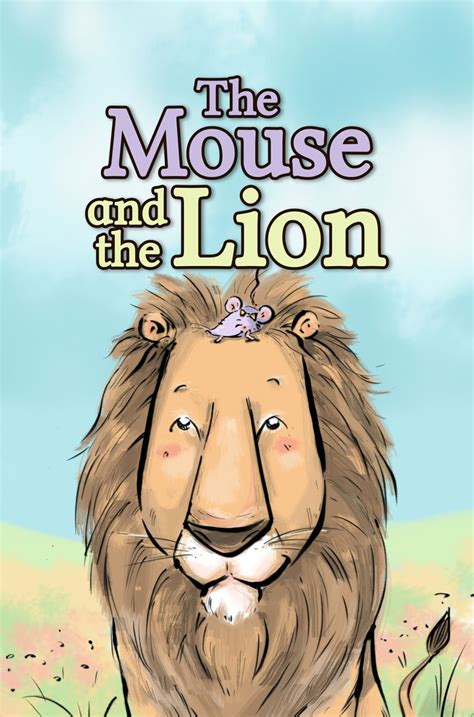 The Lion And The Mouse Book Cover Aesops Fables The Lion And The