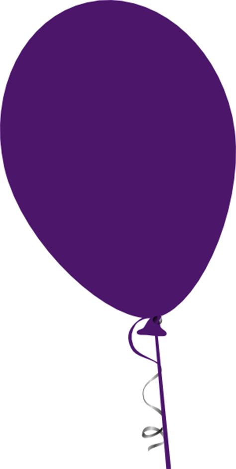 Purple Balloon Clip Art At Vector Clip Art Online Royalty