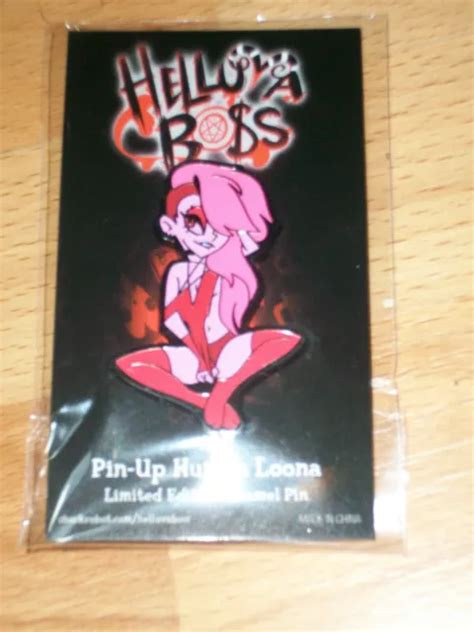 HELLUVA BOSS SEXY Pin Up Human Loona Enamel Pin Hazbin Hotel Vivziepop