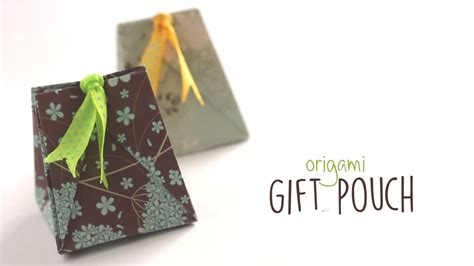 Origami T Pouch Youtube