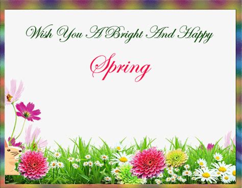 Bright And Happy Spring Free Happy Spring Ecards Greeting Cards 123