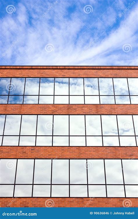 Tall Brick Office Building Stock Photo Image Of Brick 90636846